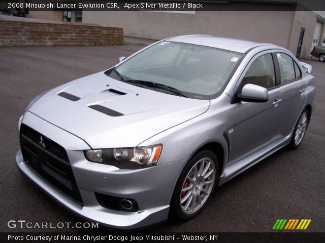2008 Mitsubishi Lancer Evolution GSR in Apex Silver Metallic