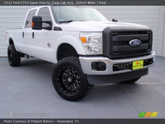 2012 Ford F250 Super Duty XL Crew Cab 4x4 in Oxford White