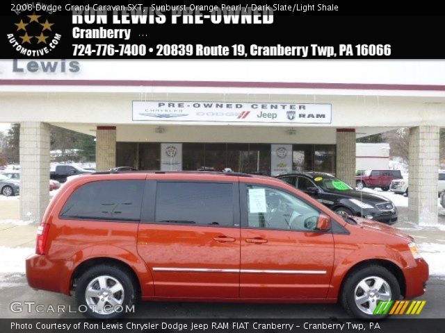 2008 Dodge Grand Caravan SXT in Sunburst Orange Pearl