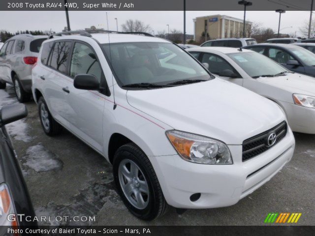 2008 Toyota RAV4 4WD in Super White