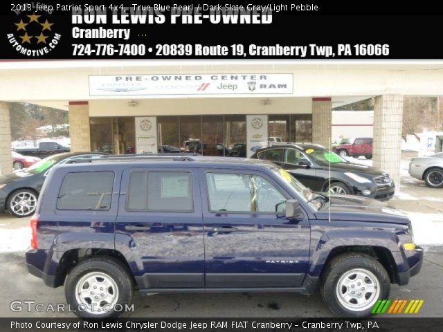 2013 Jeep Patriot Sport 4x4 in True Blue Pearl