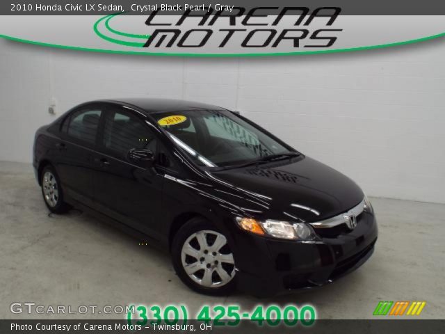 2010 Honda Civic LX Sedan in Crystal Black Pearl