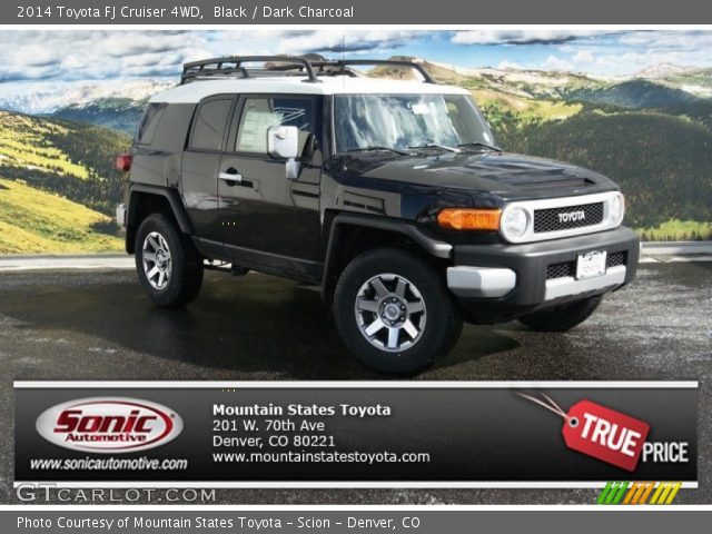 2014 Toyota FJ Cruiser 4WD in Black