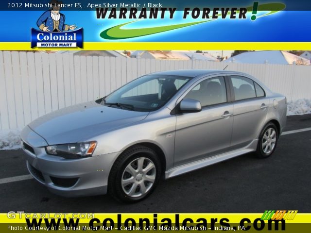 2012 Mitsubishi Lancer ES in Apex Silver Metallic