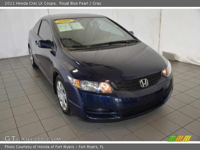 2011 Honda Civic LX Coupe in Royal Blue Pearl