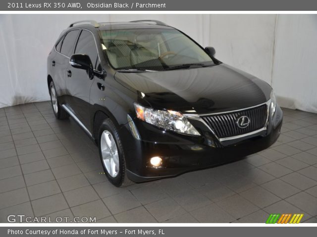 2011 Lexus RX 350 AWD in Obsidian Black