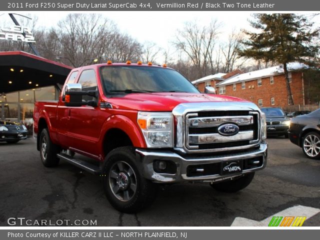 2011 Ford F250 Super Duty Lariat SuperCab 4x4 in Vermillion Red