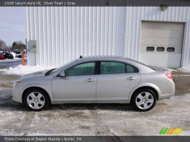 2008 Saturn Aura XE in Silver Pearl