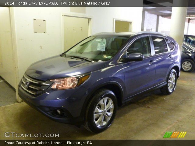 2014 Honda CR-V EX-L AWD in Twilight Blue Metallic