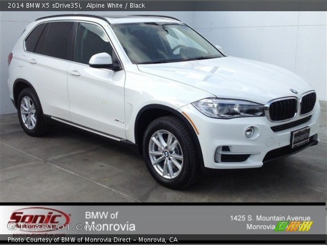 2014 BMW X5 sDrive35i in Alpine White