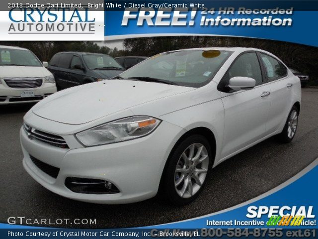 2013 Dodge Dart Limited in Bright White