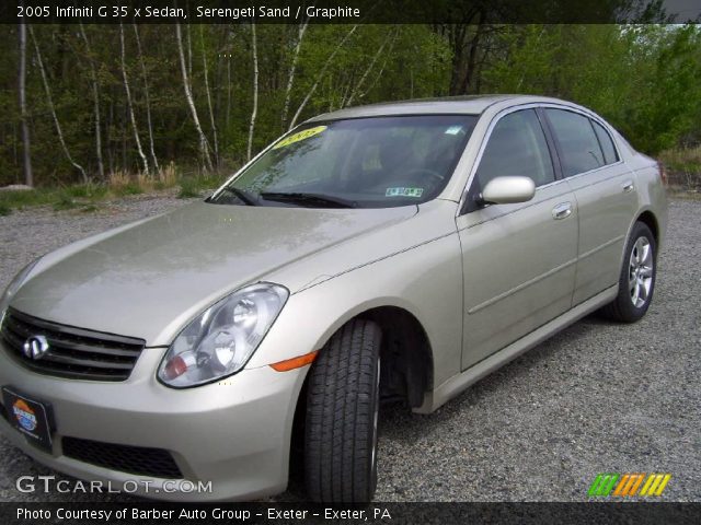 2005 Infiniti G 35 x Sedan in Serengeti Sand