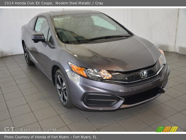 2014 Honda Civic EX Coupe in Modern Steel Metallic
