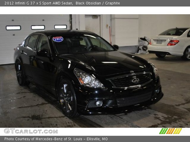 2012 Infiniti G 37 x S Sport AWD Sedan in Black Obsidian