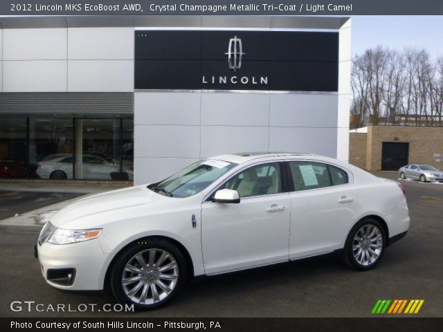 2012 Lincoln MKS EcoBoost AWD in Crystal Champagne Metallic Tri-Coat