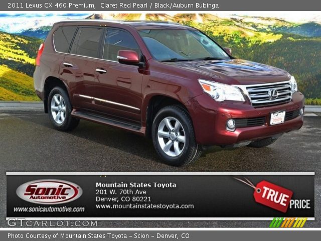 2011 Lexus GX 460 Premium in Claret Red Pearl