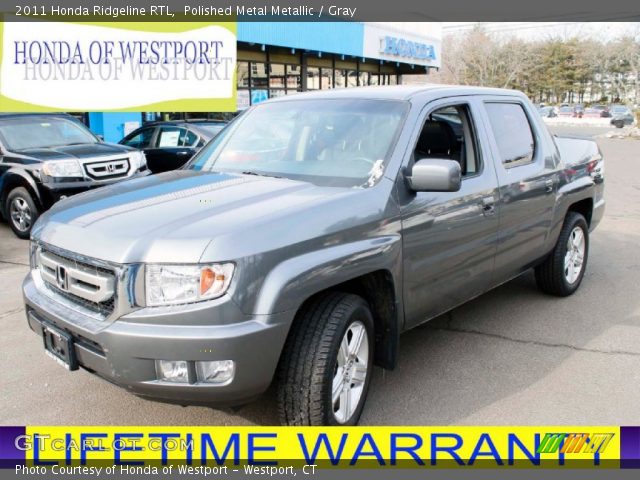 2011 Honda Ridgeline RTL in Polished Metal Metallic