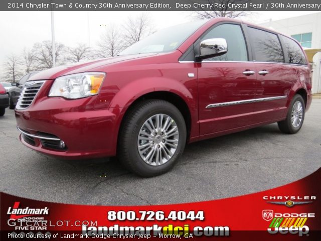 2014 Chrysler Town & Country 30th Anniversary Edition in Deep Cherry Red Crystal Pearl