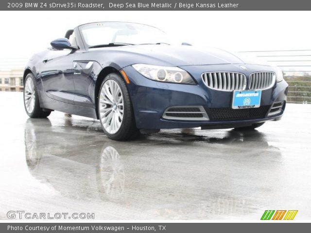 2009 BMW Z4 sDrive35i Roadster in Deep Sea Blue Metallic