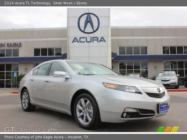 2014 Acura TL Technology in Silver Moon