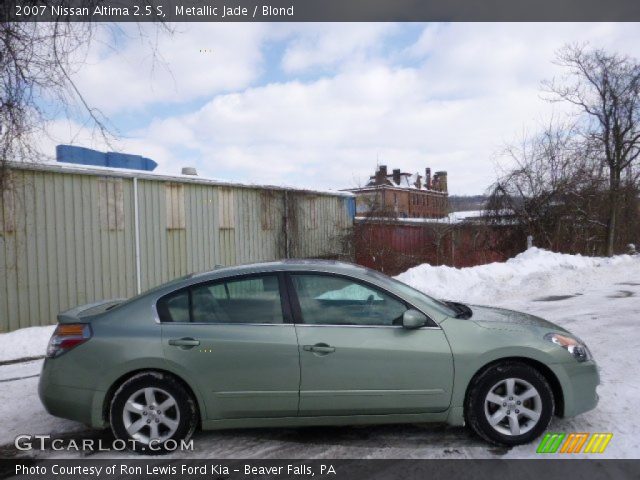 2007 Nissan Altima 2.5 S in Metallic Jade