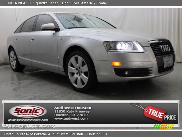 2006 Audi A6 3.2 quattro Sedan in Light Silver Metallic