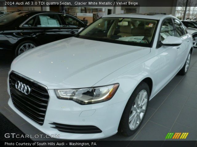 2014 Audi A6 3.0 TDI quattro Sedan in Glacier White Metallic