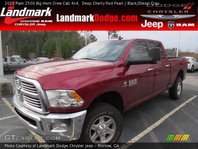 2013 Ram 2500 Big Horn Crew Cab 4x4 in Deep Cherry Red Pearl