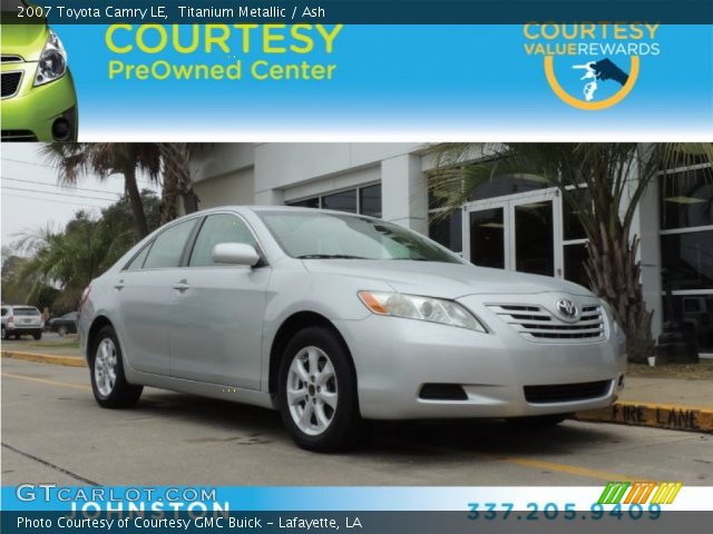 2007 Toyota Camry LE in Titanium Metallic