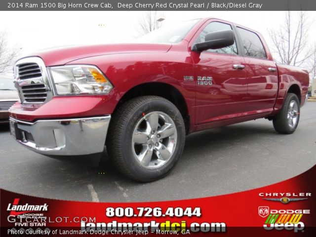 2014 Ram 1500 Big Horn Crew Cab in Deep Cherry Red Crystal Pearl