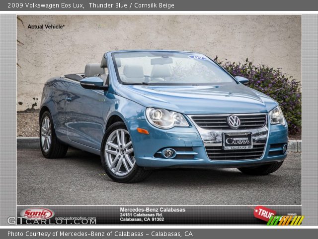 2009 Volkswagen Eos Lux in Thunder Blue