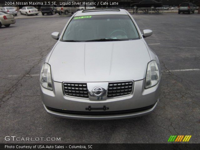 2004 Nissan Maxima 3.5 SE in Liquid Silver Metallic