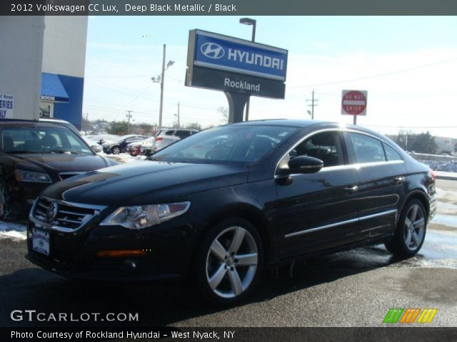 2012 Volkswagen CC Lux in Deep Black Metallic