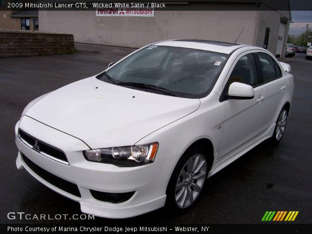 2009 Mitsubishi Lancer GTS in Wicked White Satin