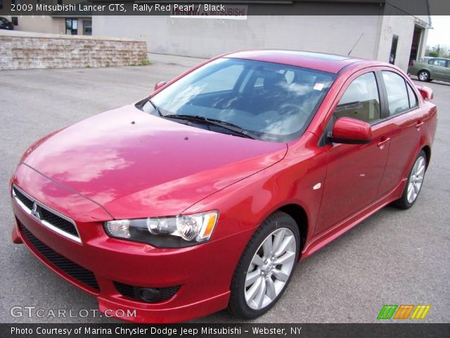 2009 Mitsubishi Lancer GTS in Rally Red Pearl