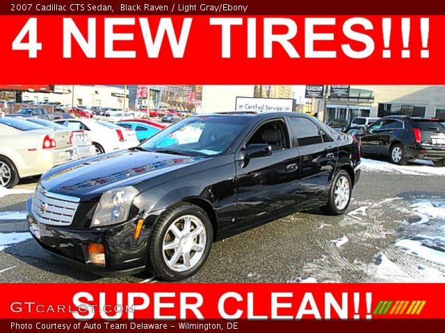 2007 Cadillac CTS Sedan in Black Raven