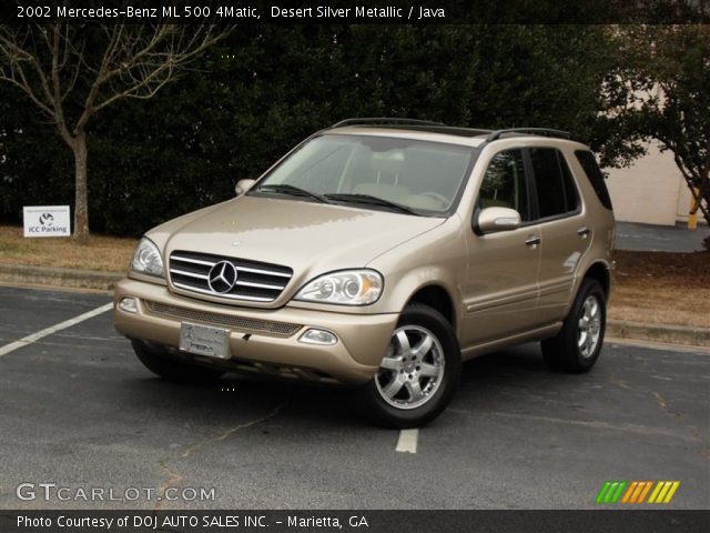 2002 Mercedes-Benz ML 500 4Matic in Desert Silver Metallic