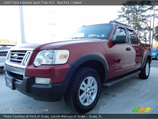 2007 Ford Explorer Sport Trac XLT in Red Fire