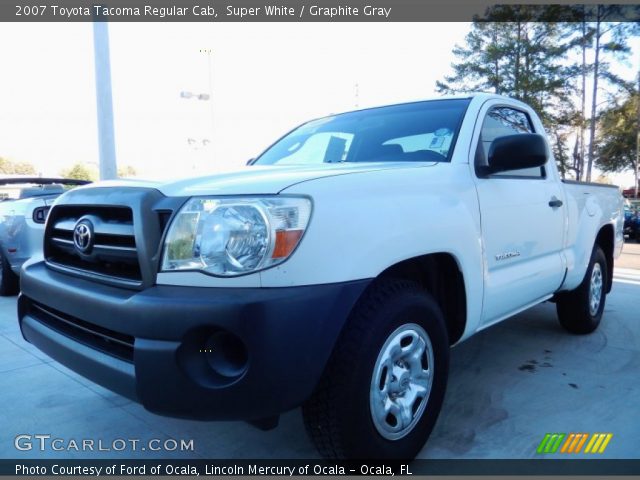 2007 Toyota Tacoma Regular Cab in Super White