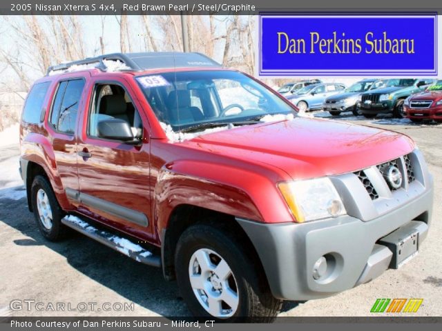 2005 Nissan Xterra S 4x4 in Red Brawn Pearl