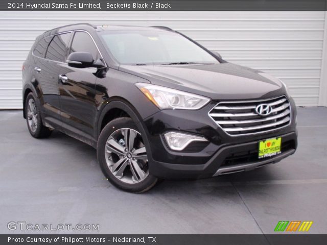 2014 Hyundai Santa Fe Limited in Becketts Black