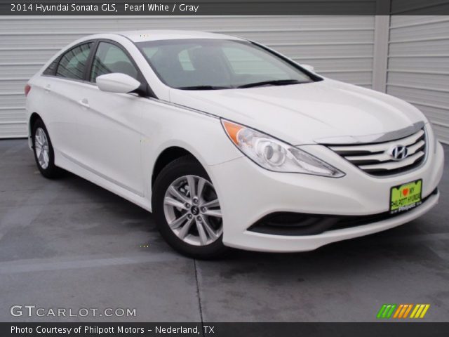 2014 Hyundai Sonata GLS in Pearl White