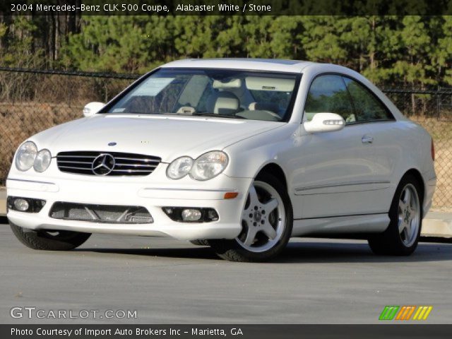 2004 Mercedes-Benz CLK 500 Coupe in Alabaster White