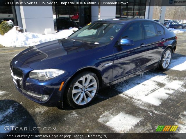 2011 BMW 5 Series 535i Sedan in Imperial Blue Metallic