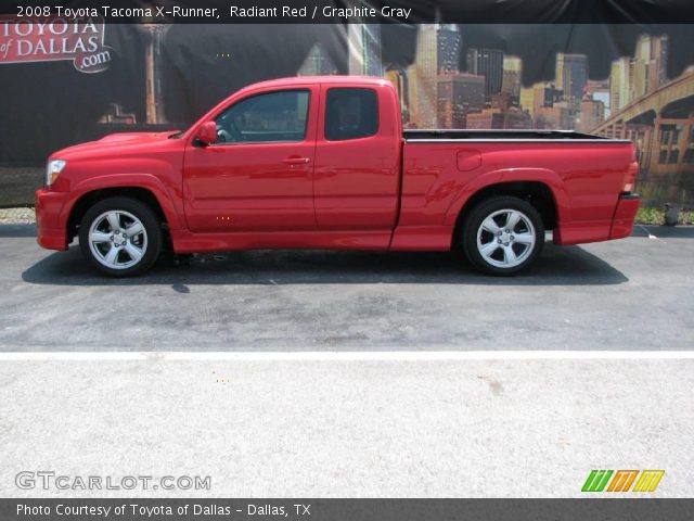 2008 Toyota Tacoma X-Runner in Radiant Red