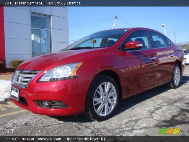 2013 Nissan Sentra SL in Red Brick