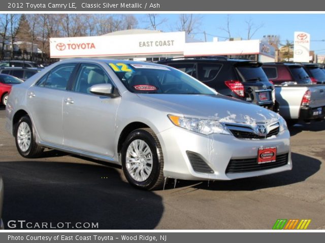 2012 Toyota Camry LE in Classic Silver Metallic