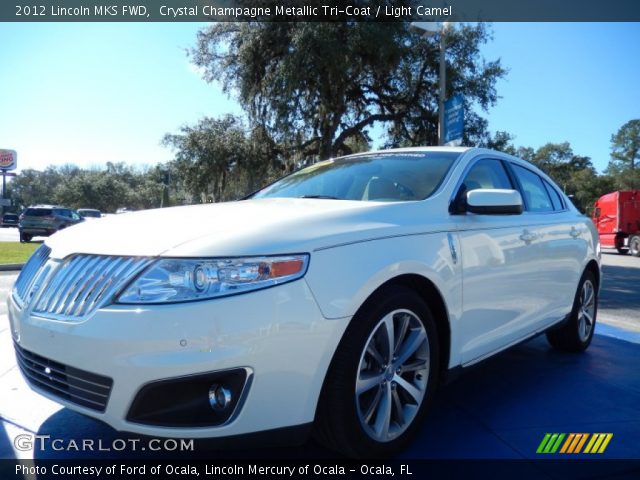 2012 Lincoln MKS FWD in Crystal Champagne Metallic Tri-Coat