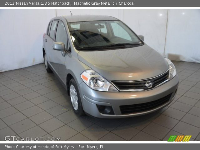 2012 Nissan Versa 1.8 S Hatchback in Magnetic Gray Metallic