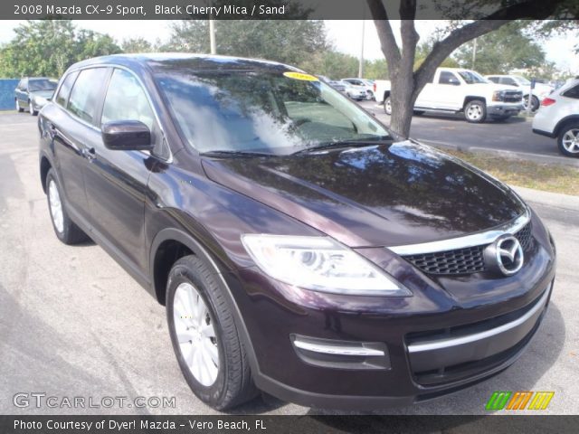 2008 Mazda CX-9 Sport in Black Cherry Mica